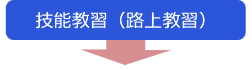 技能教習（路上教習）↓